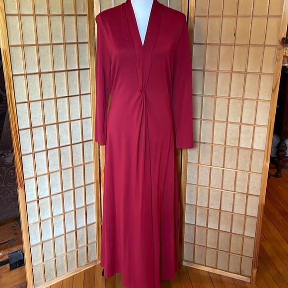 Soft Surroundings Dress Long Sleeves Maxi Dress - Picture 2 of 14